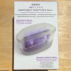 Homedics UV Clean Sanitizer Bag - Gray and Purple
